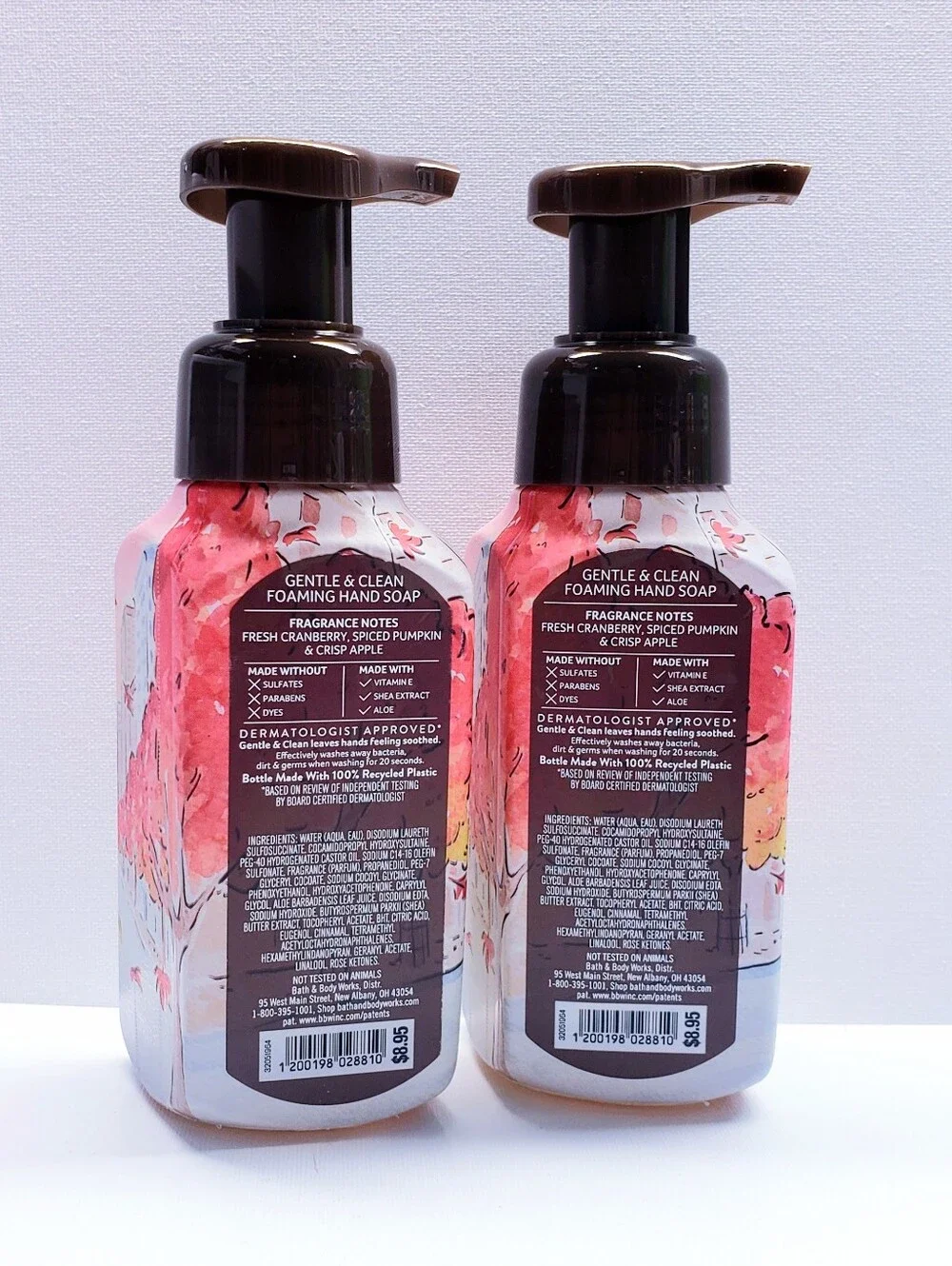 Bath & Body Works THE PERFECT AUTUMN Gentle & Clean Foaming Hand Soap (2 Pcs)